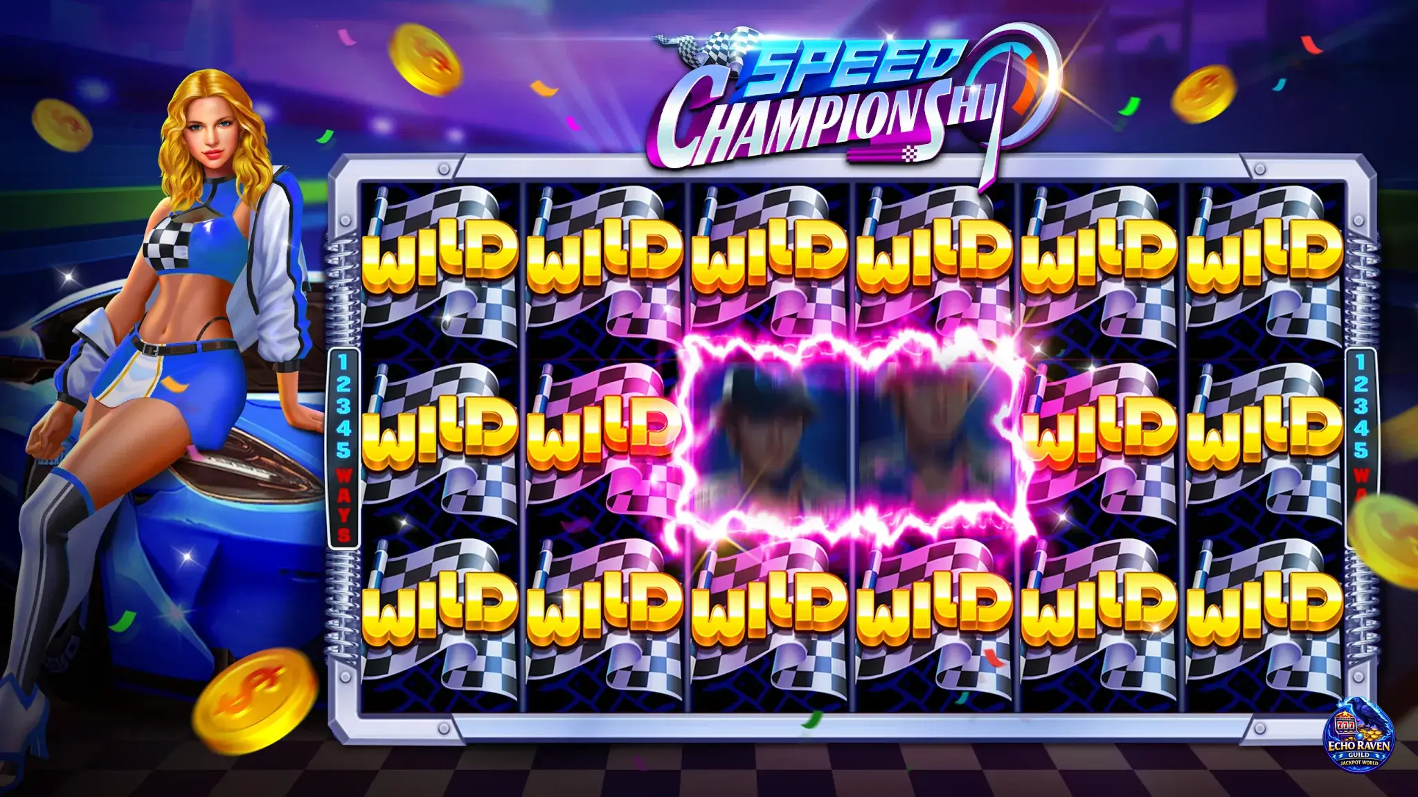 Jackpot World slots gameplay
